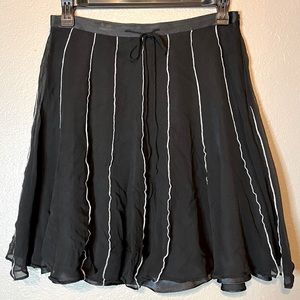 WDNY Sheer Skirt W/lining, size 12